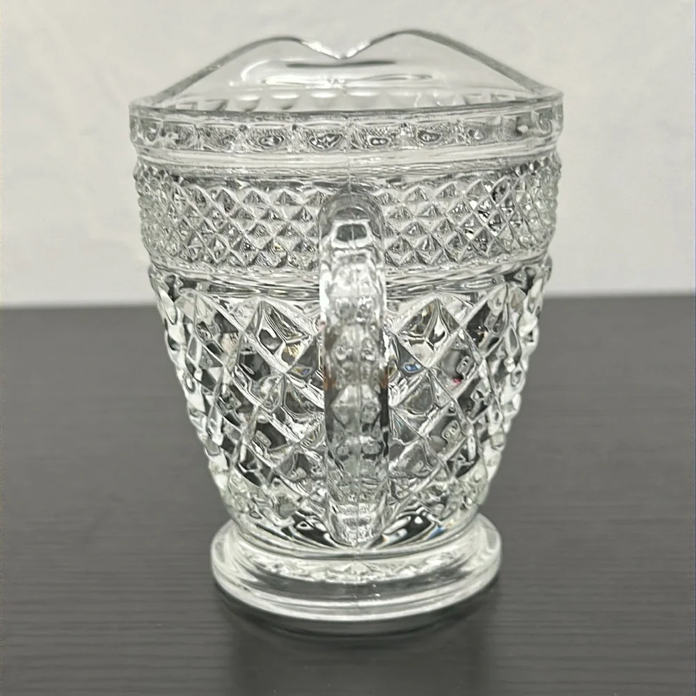 Wexford Anchor Hocking Pressed Glass 8oz Creamer